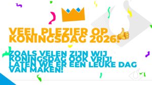 faduursma is gesloten op koningsdag